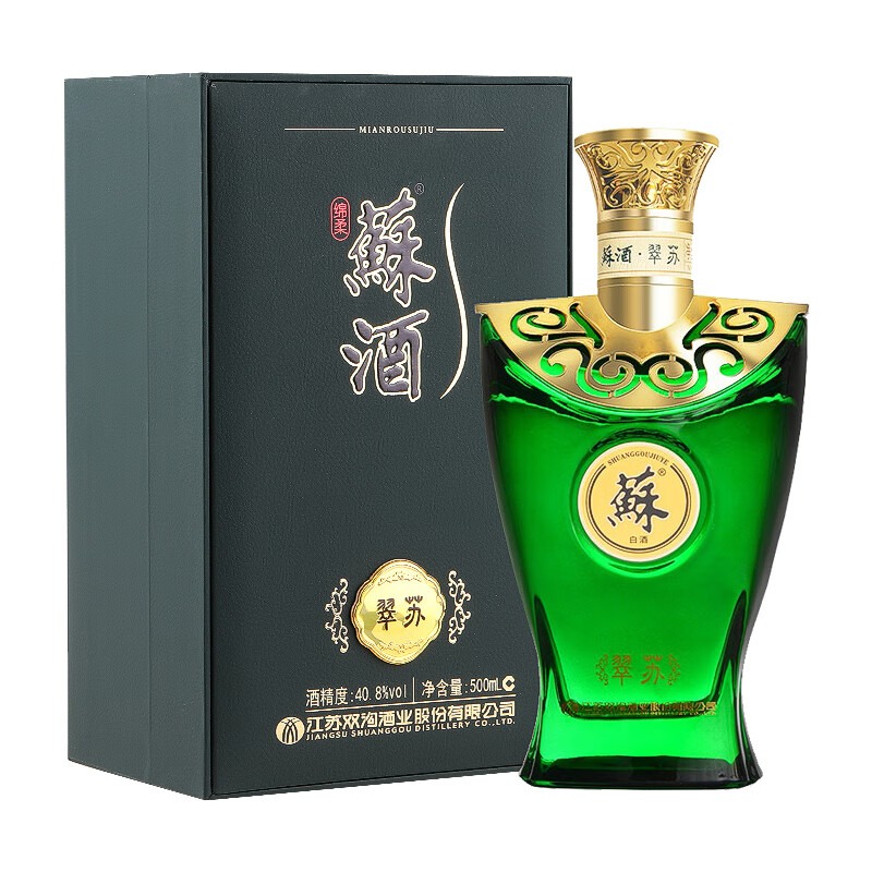 8度浓香型白酒 翠苏 单瓶500ml