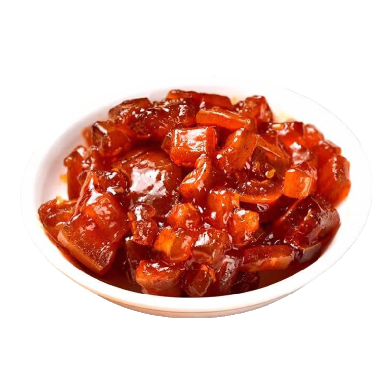 鹵門家族鹵門家族牛筋香辣牛蹄筋即食零食正宗牛板筋牛肉筋熟食牛筋零食 香辣/麻辣/燒烤味共60包