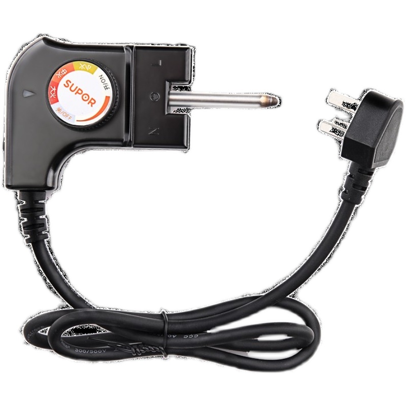 苏·泊尔电火锅鸳鸯锅电源线三插孔配件温控开关新款