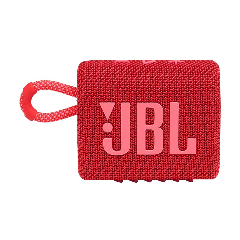 JBL GO3 音乐金砖三代 便携式蓝牙音箱 低音炮 户外音箱 迷你小音响 极速充电长续航 防水防尘 GO3 红色