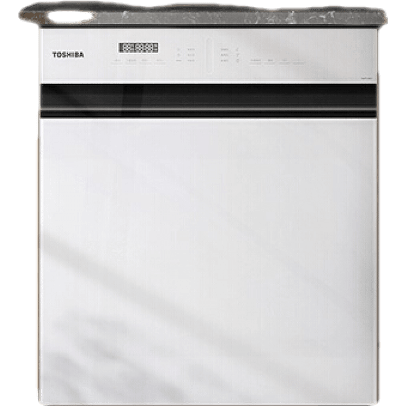 东芝(TOSHIBA) 洗碗机家用全自动 14套大容量 光触媒净味  嵌入式洗碗机 保鲜储存A3W DWA3W-142【14套极地白】光触媒净味洗碗机