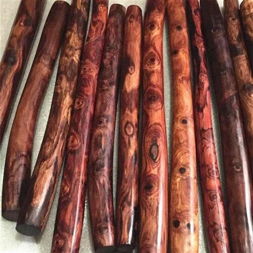 途豪班海南黄花梨鬼脸把玩棍棒原木料把玩木棒海南黄花梨防身棒擀面杖