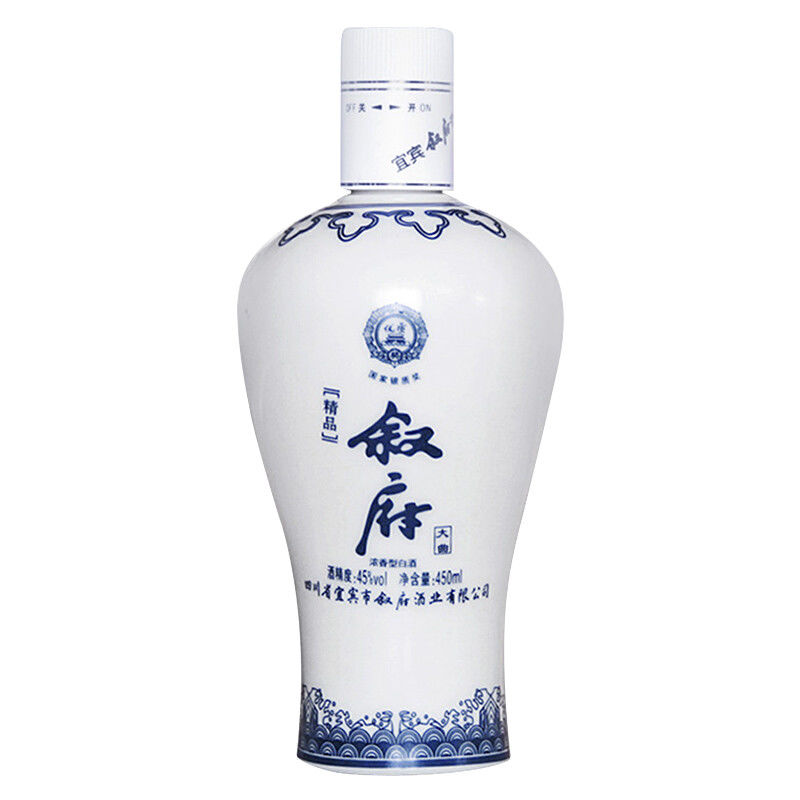 叙府酒粮食酒 450ml 精品青花大曲 浓香型白酒口粮酒宜宾白酒整箱 1