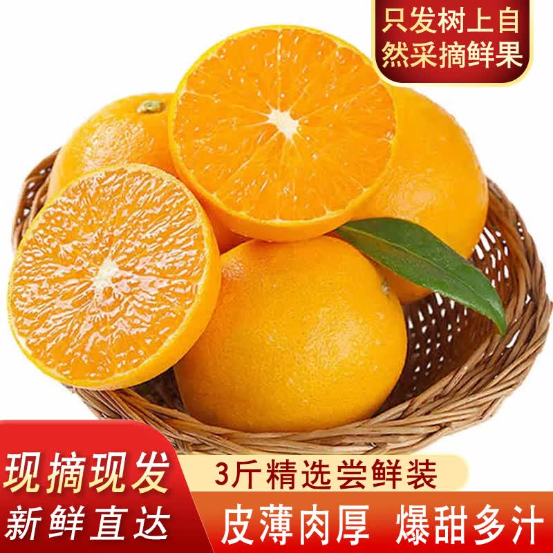 疆域采虹当季新鲜果冻橙耙耙丑柑橘子爱媛新年货节鲜水果礼盒 3斤冰糖果冻橙110g+ 净重2.7斤怎么看?
