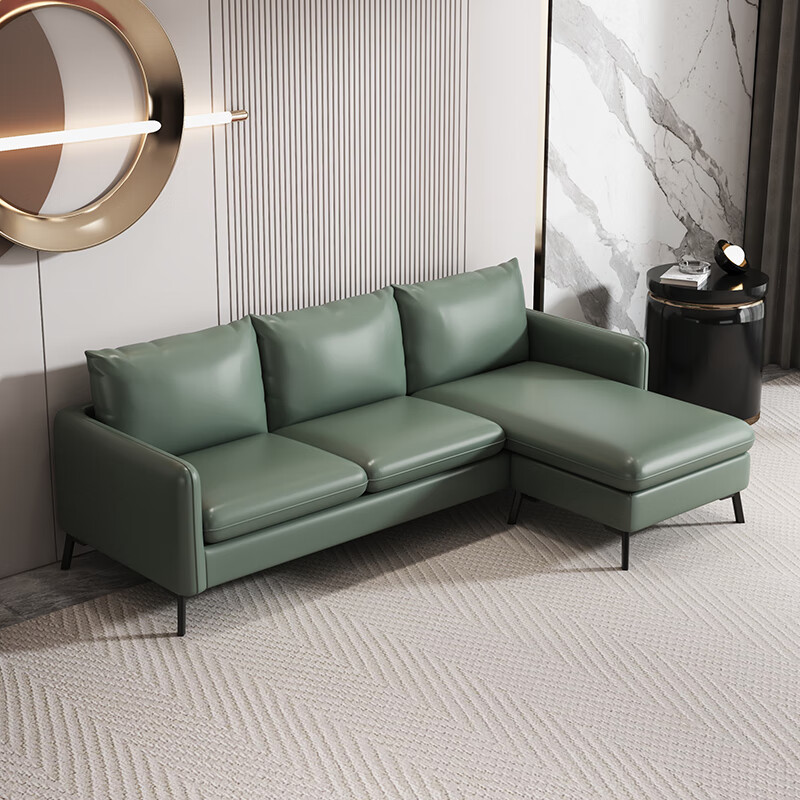 山头林村u型沙发 北欧简约科技布沙发小户型客厅单人双人三人公寓现代