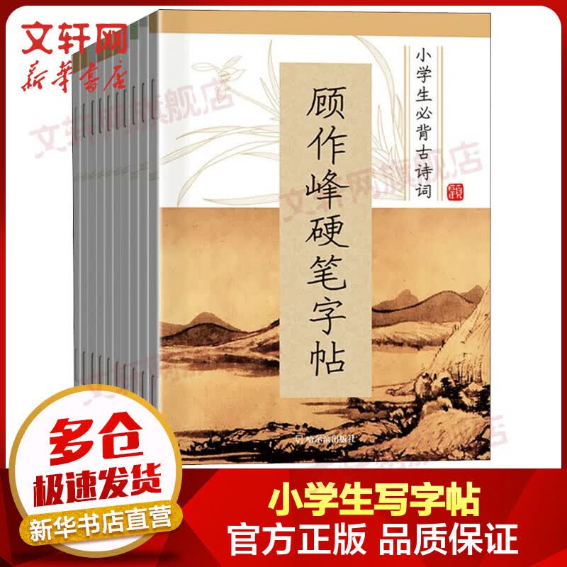 1-6年级小学生写字帖 顾作峰硬笔字帖 练字正楷铅笔练字帖楷书硬笔 常用规范汉字3500字