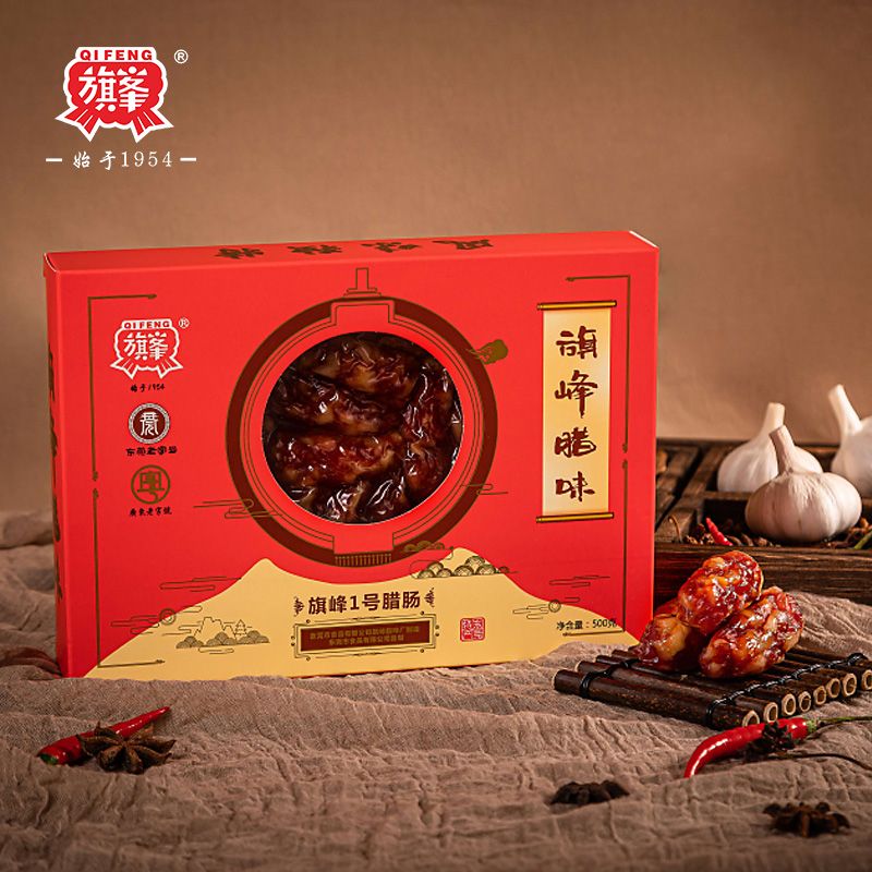 旗峰口味适中三七肠东莞特产美食礼盒装 500g 属性