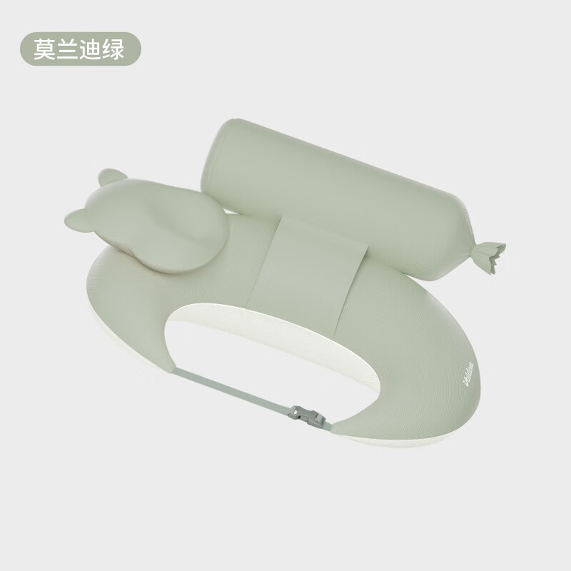 VALDERA哺乳枕喂奶神器護腰抱娃靠枕哺乳期手臂睡躺喂坐嬰兒枕頭 莫蘭迪綠