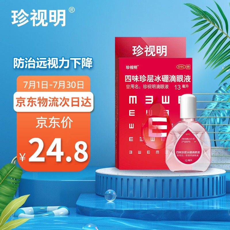 五官用药品牌推荐——珍视明眼药水价格走势分析