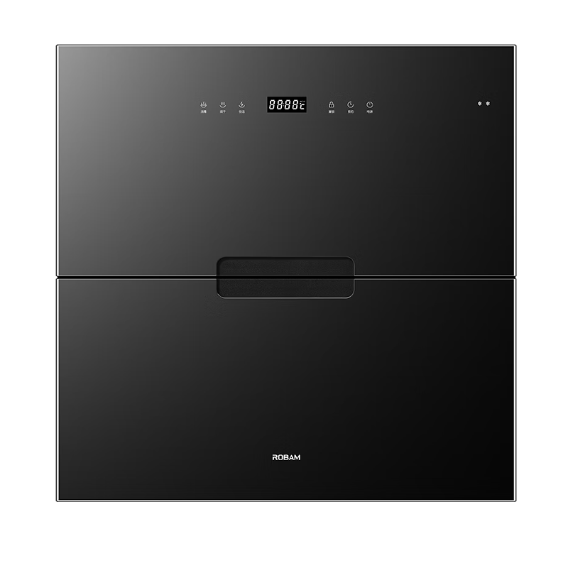 老板（Robam）消毒柜XB710A家用105L雙層三抽大容量嵌入式碗筷柜紫外線(xiàn)殺菌二星級消毒柜母嬰級消毒碗柜 二星級 105L 【純物理殺菌】雙層三抽710A