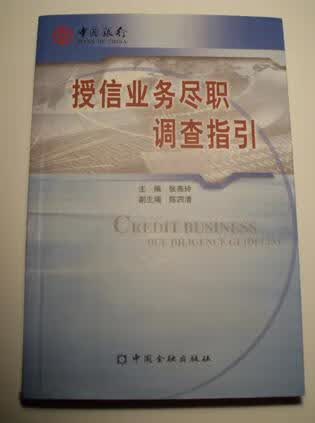 中国银行授信业务尽职调查指引【正版图书，放心购买】