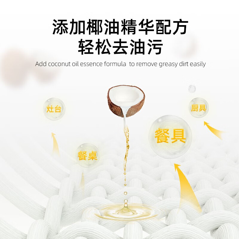 爱肤佳（aifujia）厨房湿巾去油污加厚加大厨房用纸油烟机湿纸巾一次性抹布大包装 4层 50抽*1包 5包