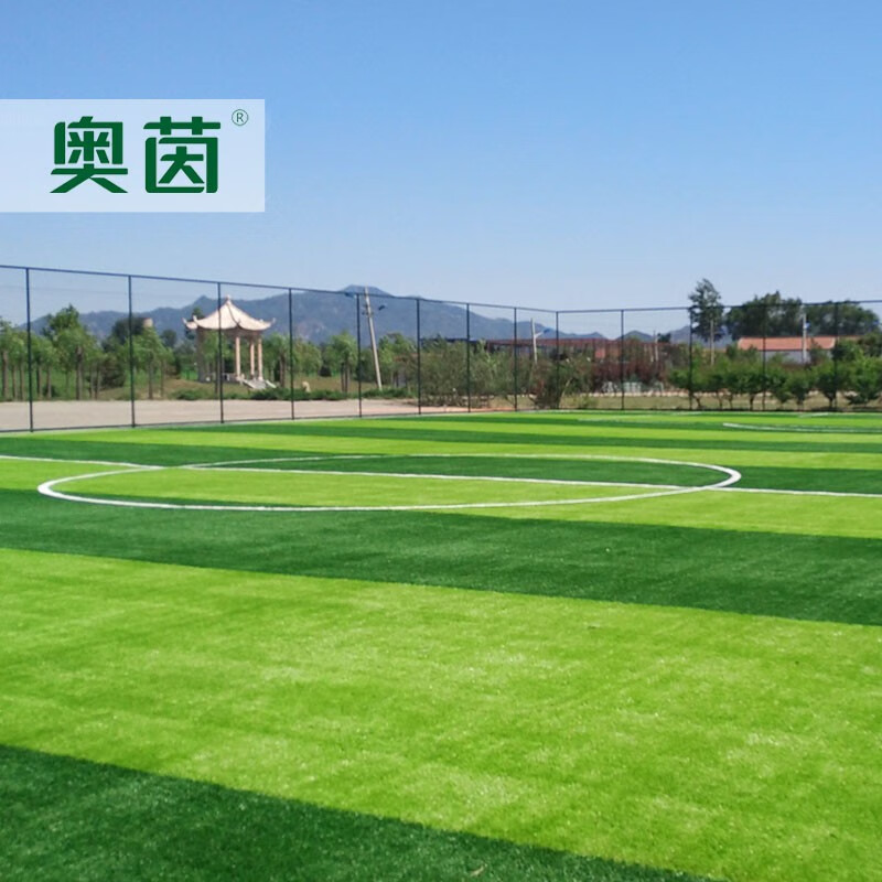 奥茵人造草坪足球场七人制室户外标准人工草皮球场50mm