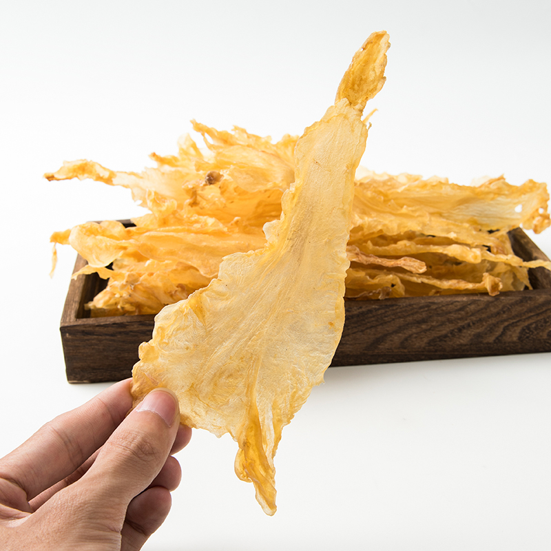 宜享健康鳕鱼胶花胶一斤片深海鱼胶鱼鳔鱼肚干货