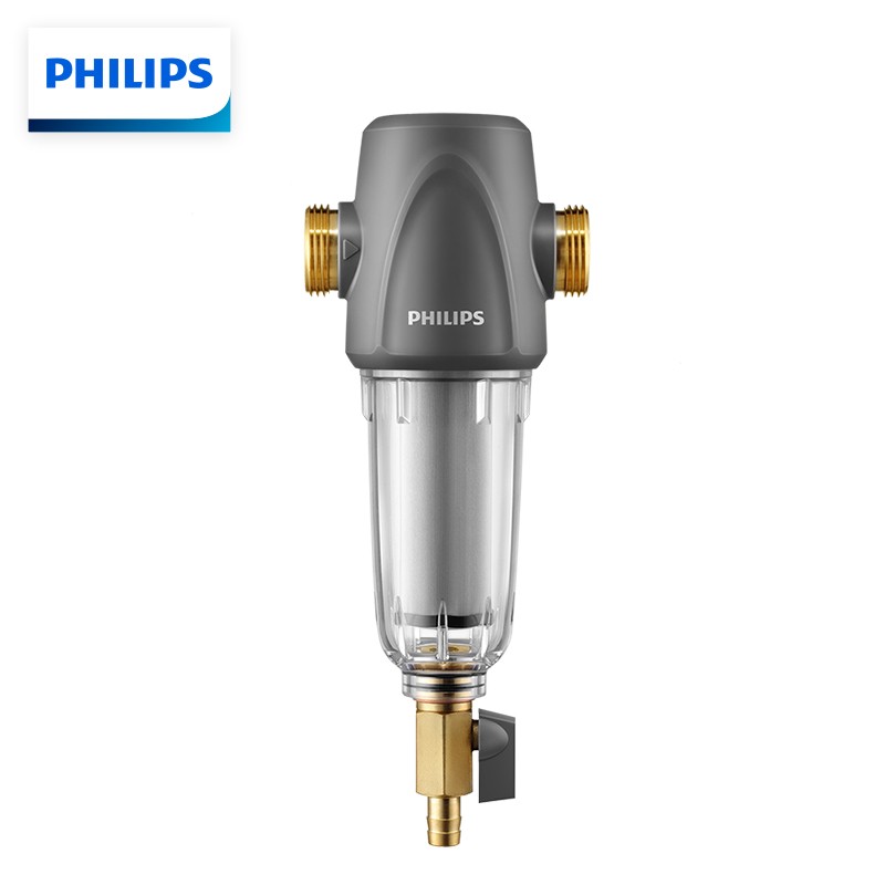 飞利浦(PHILIPS)家用中央前置过滤器 全屋净水40微米直冲洗2.6T/H大流量 AWP1820/1821 ZMD