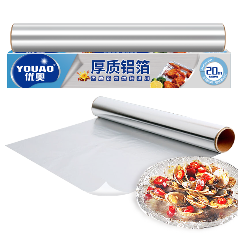 优奥加厚铝箔锡纸卷价格历史与用户评测