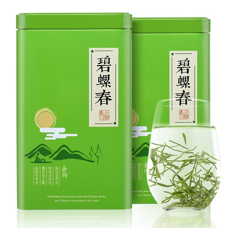 柏趣轩明前一级碧螺春绿茶 新茶正宗原产碧螺春绿茶浓香型罐装250g