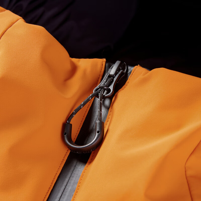 哈特马克斯防风防水Dermizax挺括耐磨弹力保暖短款羽绒服 琥珀橘 M 170/92A