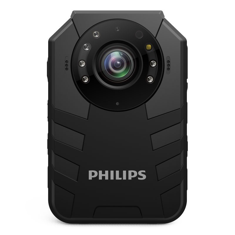 飞利浦（PHILIPS） VTR8100录音笔 高清广角便携摄像机现场音视频摄像 VTR8400标配（4G远程对话传输） 黑色