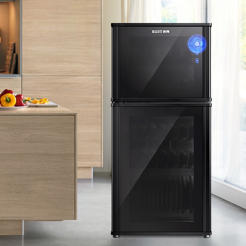 百得(best)华帝出品 消毒柜 家用 立式消毒碗柜 80l大容量 二星级消毒