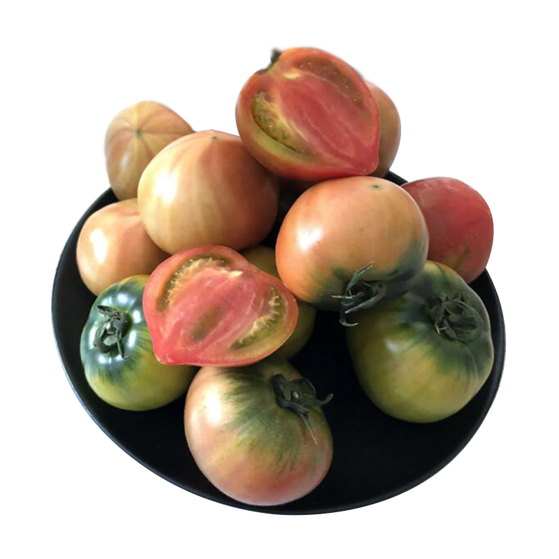 味小仙辽宁丹东草莓柿子（发顺丰）铁皮柿子绿腚油柿子西红柿番茄蔬菜 礼盒装（4斤）