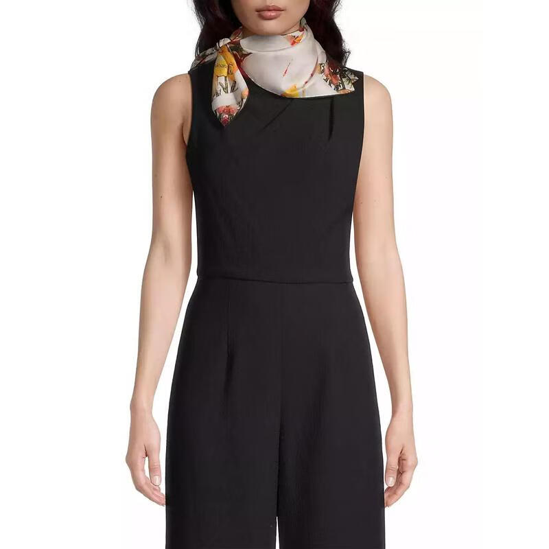 亚历山大麦昆(alexander mcqueen)女士围巾dutch floral荷兰花卉印花