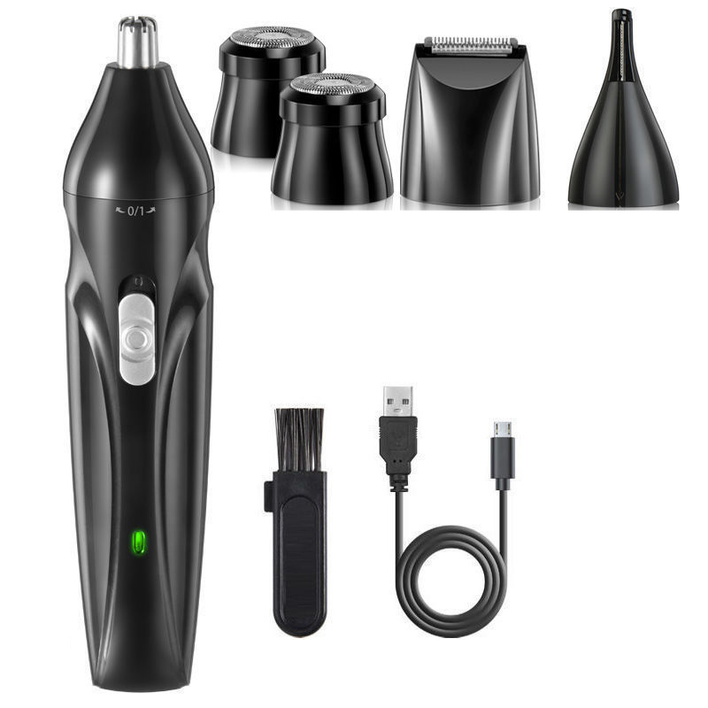 汐耐男士阴部剃毛器电动剃毛器私处男士专用蛋毛充电式刮腿毛腋毛脱毛器脱毛仪女 【3合1】USB充电款+长短头各1个