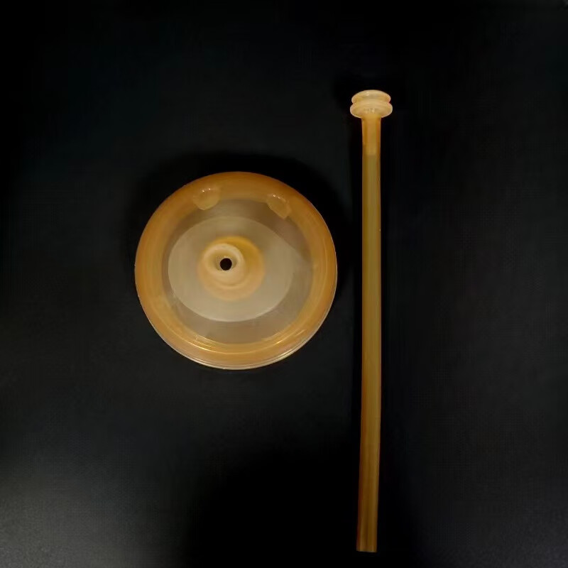 优爱心用于shi囍吸嘴鸭嘴奶瓶转换吸管配件优爱心(YOUAIXIN) 配件 直通圆孔吸嘴2套(适合300ML)
