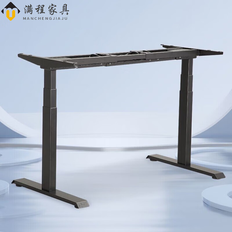 双电机升降桌家用电脑桌升降书桌双电机电动升降架自动智能升降