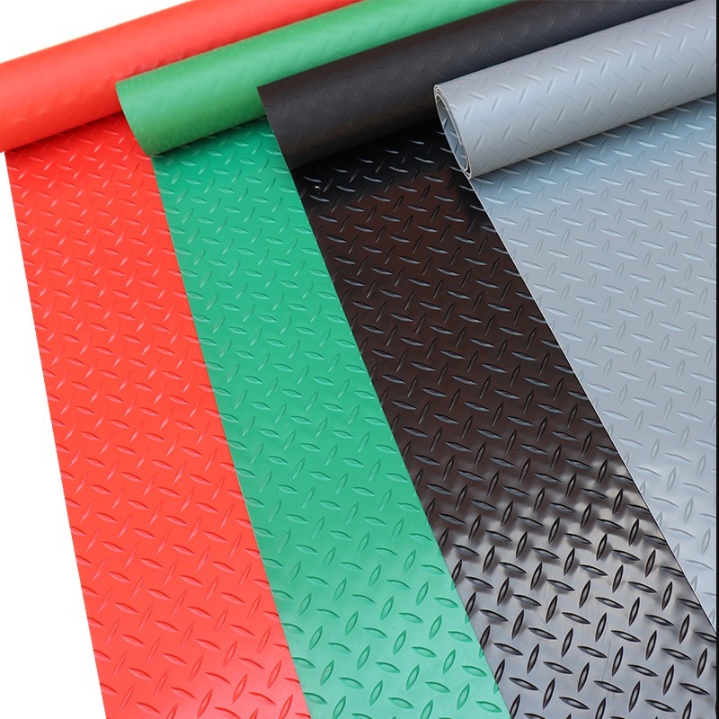 地胶塑料防滑垫工业满铺地板胶垫楼梯厨房浴室工厂车间仓库走廊橡胶