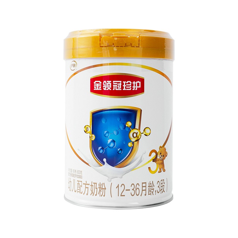 婴儿配方奶粉较大婴儿配方幼儿配方奶粉800g罐装 金领冠珍护3段800克