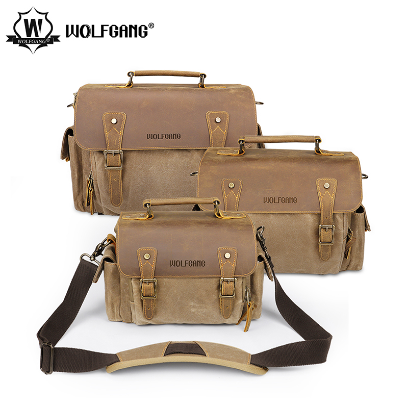 沃尔夫冈（WOLFGANG） 双肩背 单肩背 相机包 微单包 单反包摄影包 【DF-030小号单肩包】 佳能 尼康 索尼 富士单反/微单相机专用