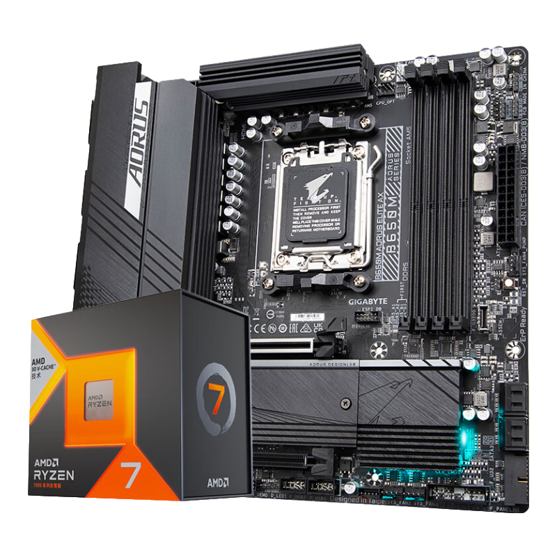ΣGIGABYTECPUװUװ B650M AORUS ELITE AX+AMD 7000ϵ 7 7800X3D