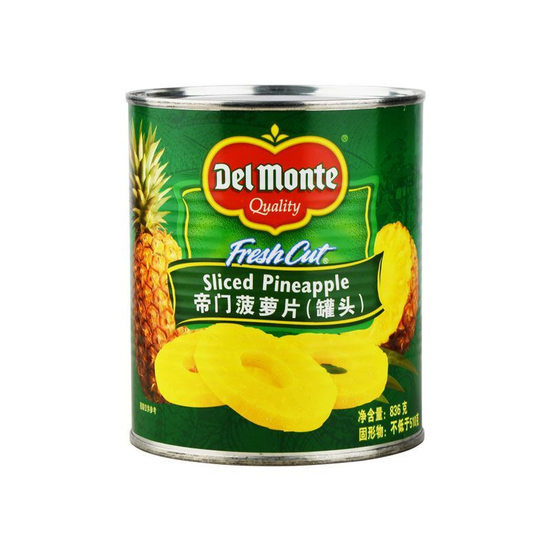 南美豹地扪帝门菠萝罐头12罐圆片糖水开罐即食烘焙商用整箱 帝门常规