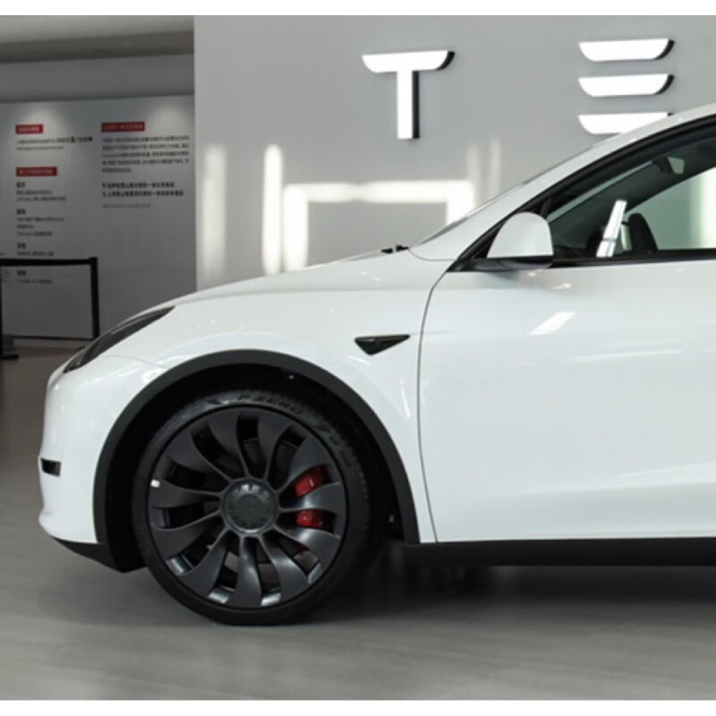 适配特斯拉modely轮眉 前左 前右 后左 后右车身轮眉 左前 主驾驶