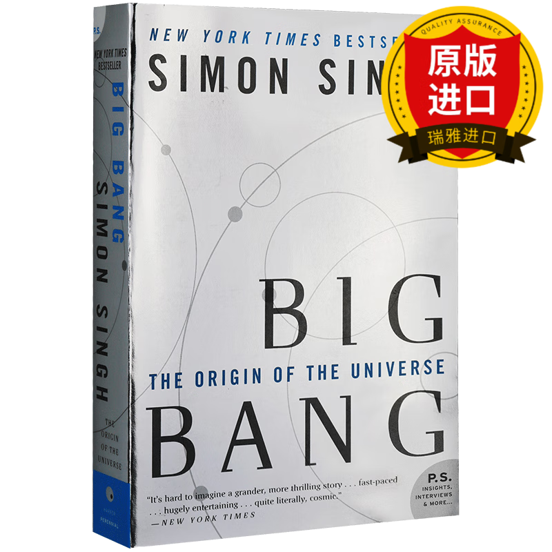 Big Bang 宇宙大爆炸 英文原版 宇宙的起源 英文版 Simon Singh 科普读物 进口英语书籍