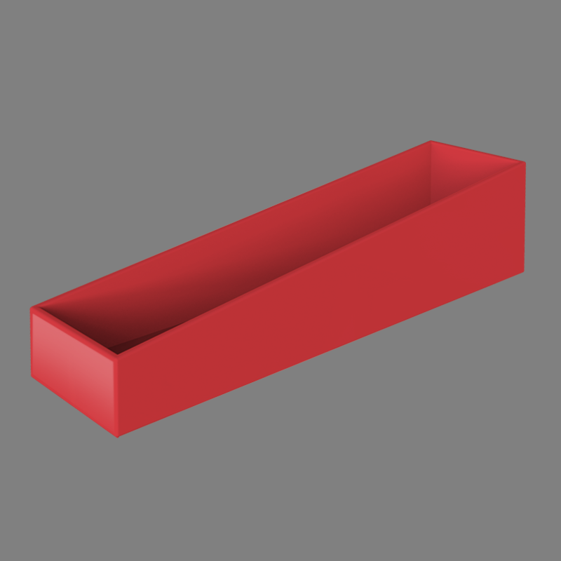 创意免打孔手办盲盒置物架收纳盒墙上展示列架隔板 琴键架(红色)