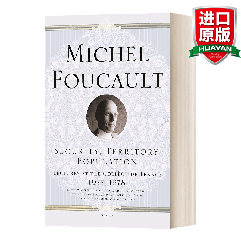 Security Territory Population 英文原版 安全 领土与人口 法兰西学院演讲系列 6 英文版 进口英语原版书籍