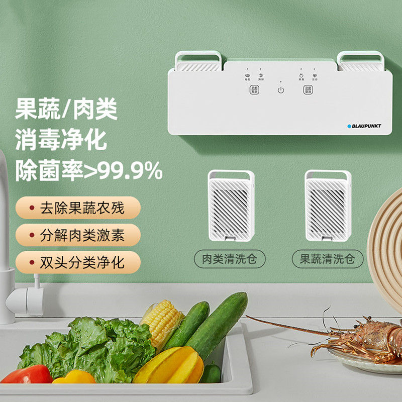 大宇果蔬清洗机果蔬消毒清洗机食材净化器家用洗菜蔬菜去除农药洗肉