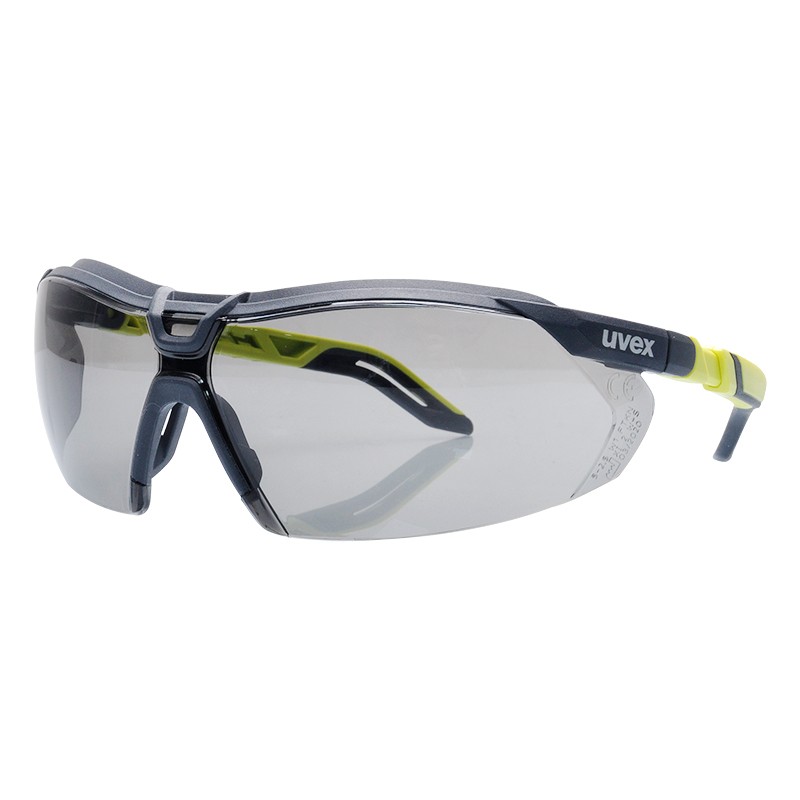 德国uvex防护眼镜工业粉尘灰尘防雾防化学液体飞溅防尘防风沙时尚骑行挡风镜男女户外强光护目镜 9183281灰色