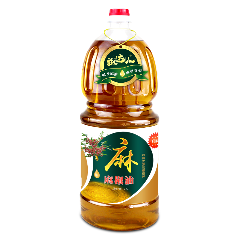 大唐神厨麻辣四川特产炒菜凉拌米线鲜花椒麻油家用商用纯正汉源2.5L桶装 【店长推荐】花椒油2500ml