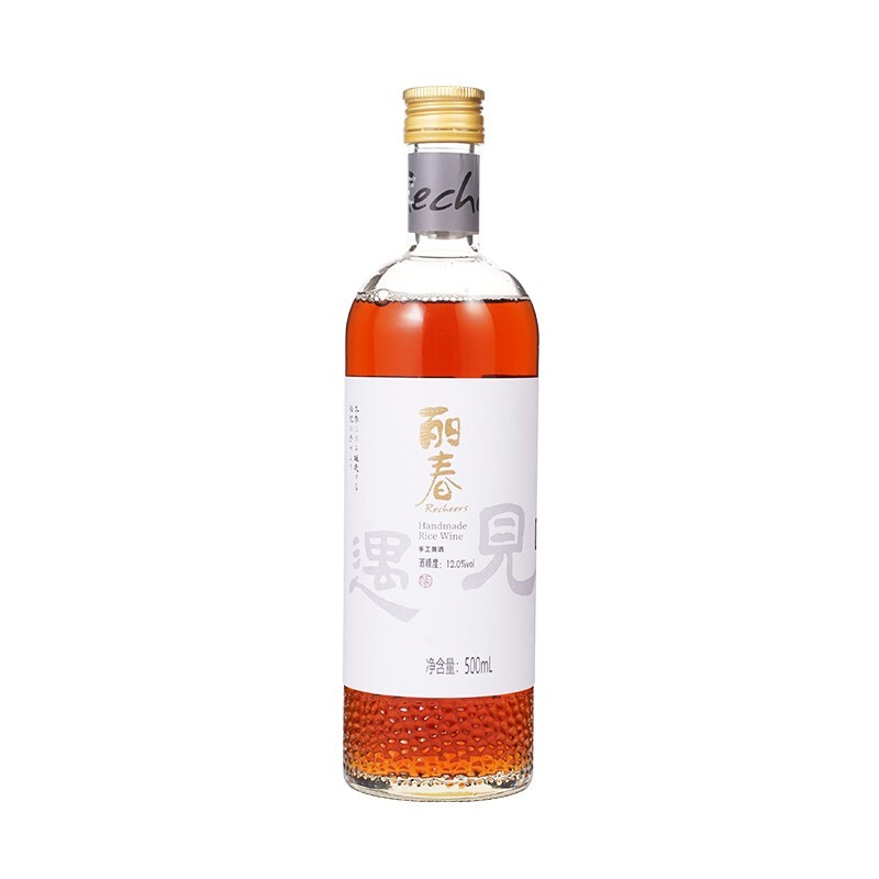 塔牌 遇见六年丽春 绍兴黄酒礼盒 半甜型花雕酒 礼盒送礼 500mL 6瓶 整箱装