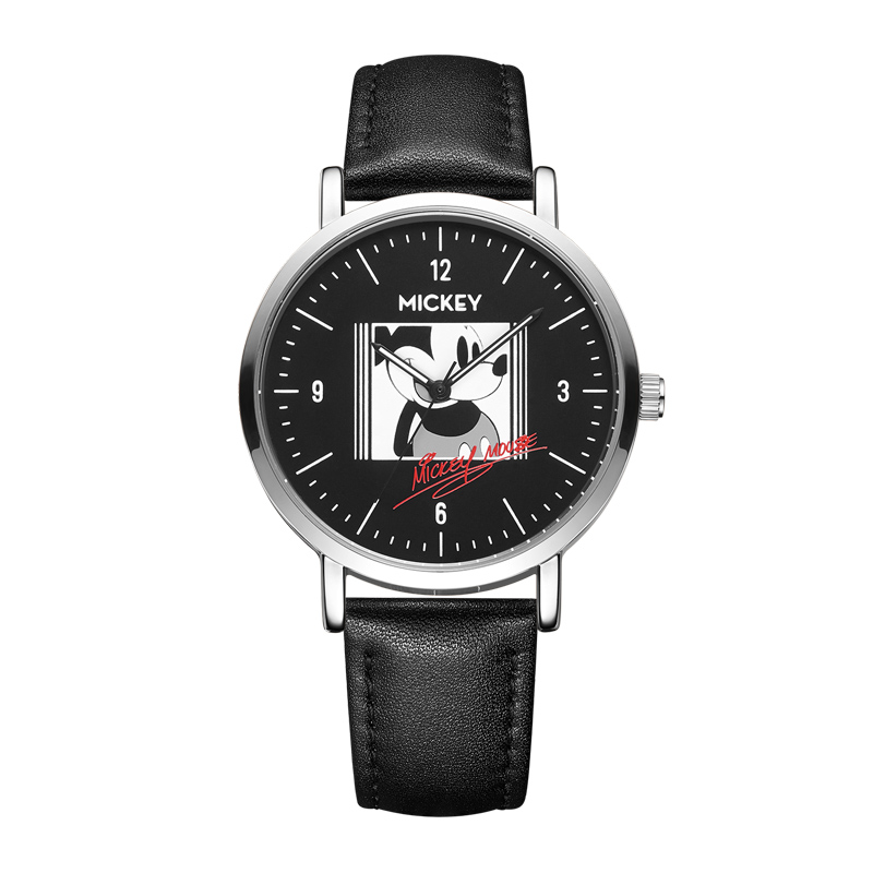 百迪(baidi)迪士尼联名男女学生手表男石英表青少年防水夜光国表腕表