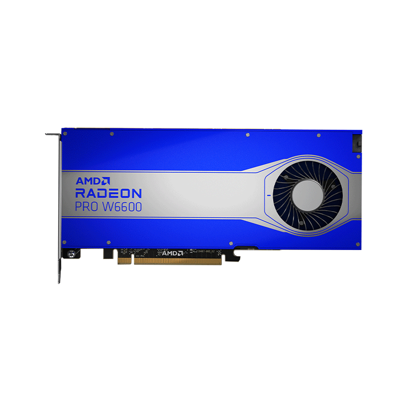 AMD Radeon Pro W6600 显卡 8GB 蓝色