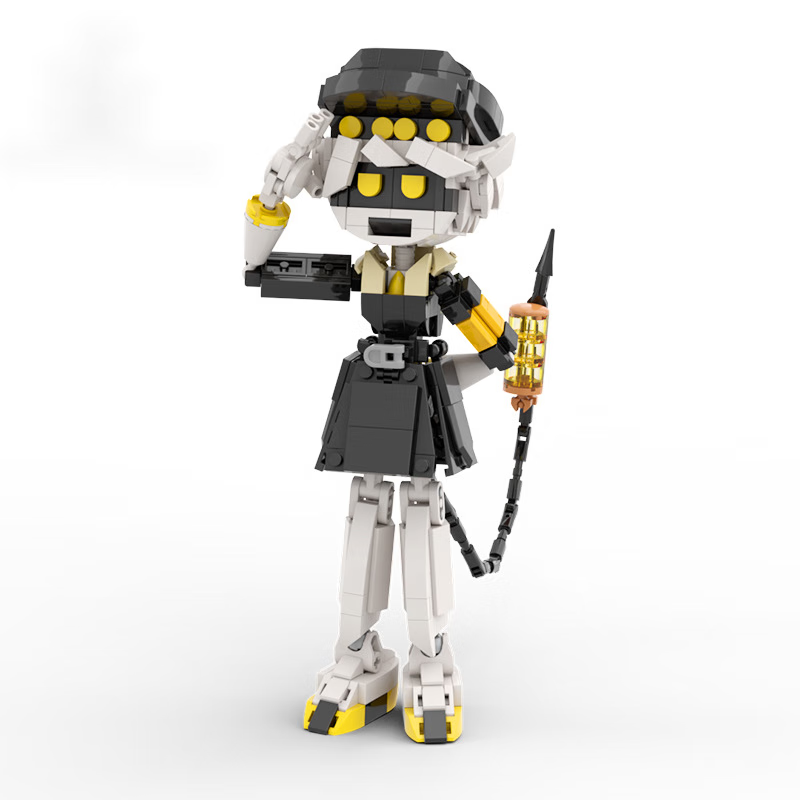 系列人n机器人动漫模型 【颗粒数502】眼睛和手可根据个人喜好变换