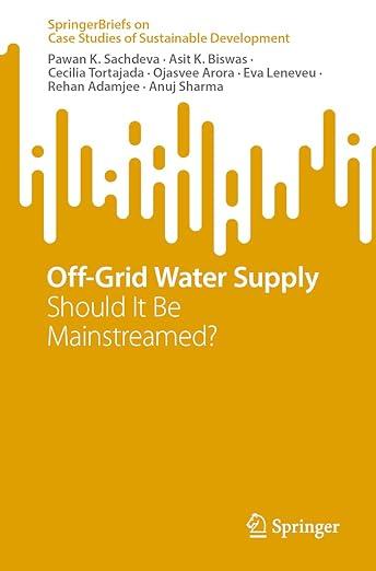 预订 off-grid water supply: should it be mainstreamed?