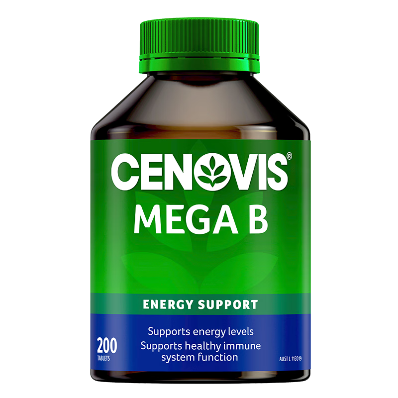 萃益维（CENOVIS）维生素B族复合片200粒含b1b2b6b12等8种vb提代谢熬夜缓疲含肌醇