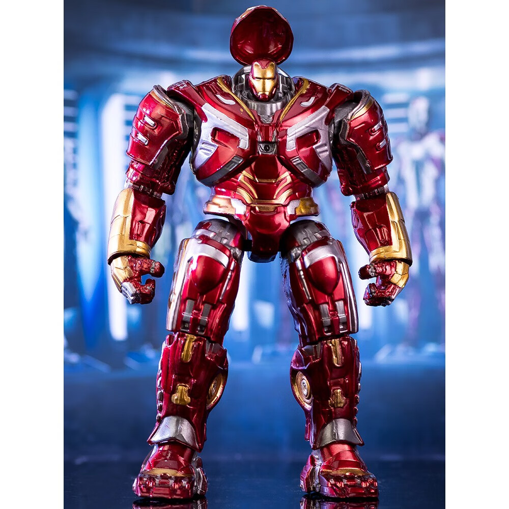 遥绾惜复仇者联盟反浩克装甲钢铁侠mk44可动发光玩具男孩儿童节礼物