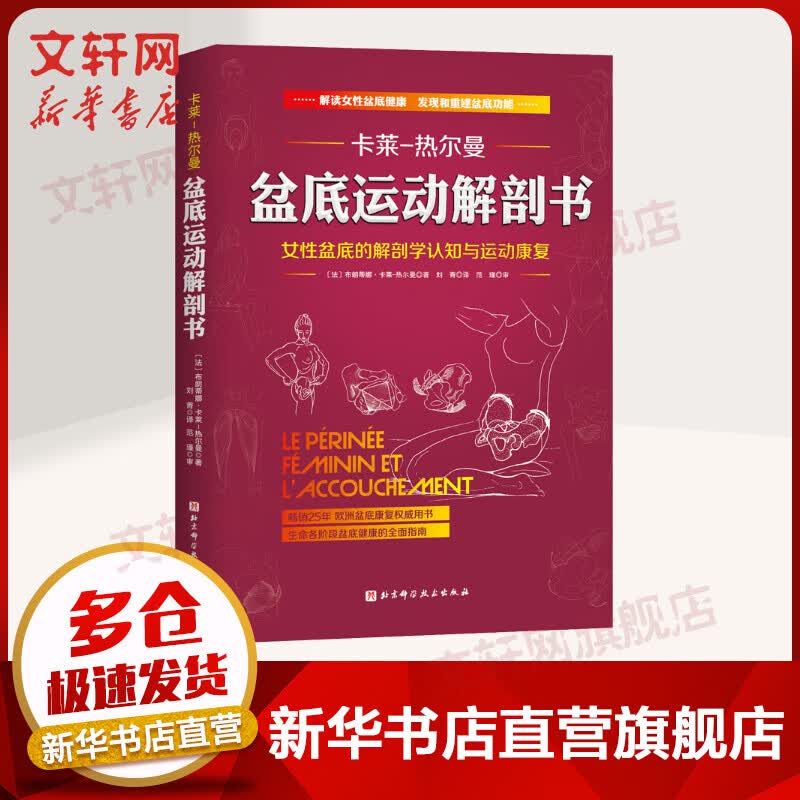 盆底运动解剖书 女性盆底的解剖学认知与运动康复