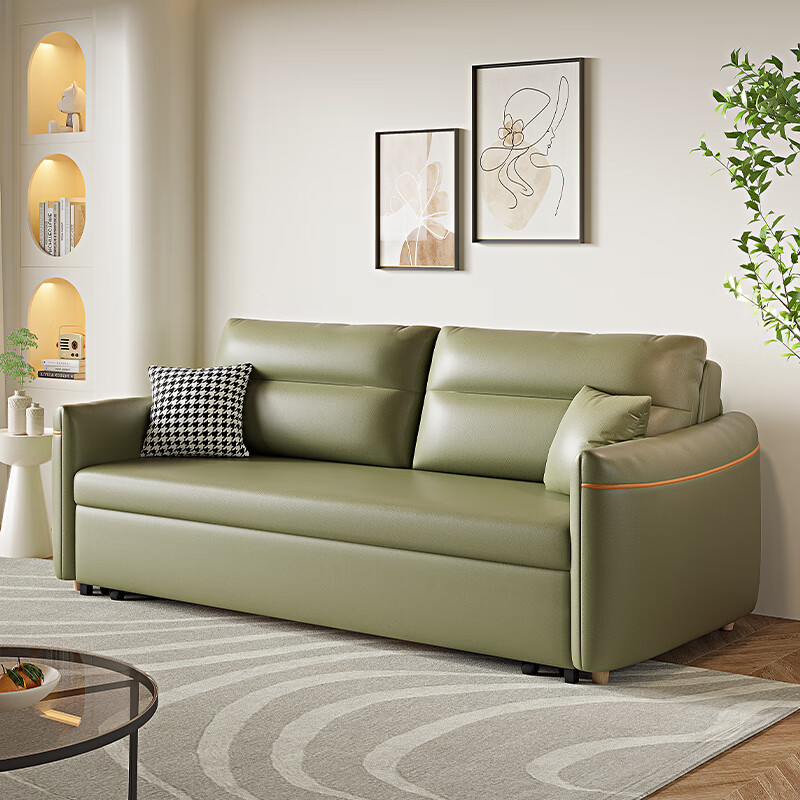 百鸣威多功能沙发床可折叠两用客厅现代简约储物防猫爪小户型伸缩推